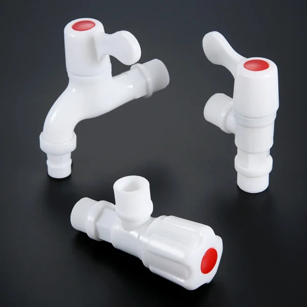 1/2" Interface Plastic ABS Faucet Washing Machine Tap for Garden Irrigation Water Tank Male Thread Kitchen Bathroom Angle Valve - Image 5